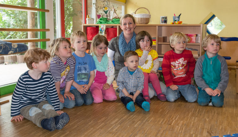 Unterstützung durch den evangelischen Kindergarten Borby