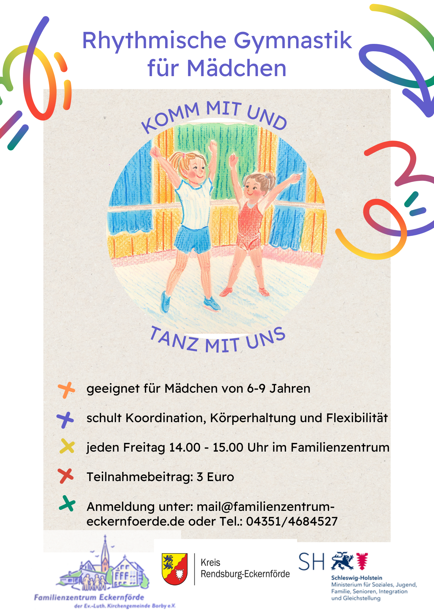 Rhythmische Gymnastik für Mädchen